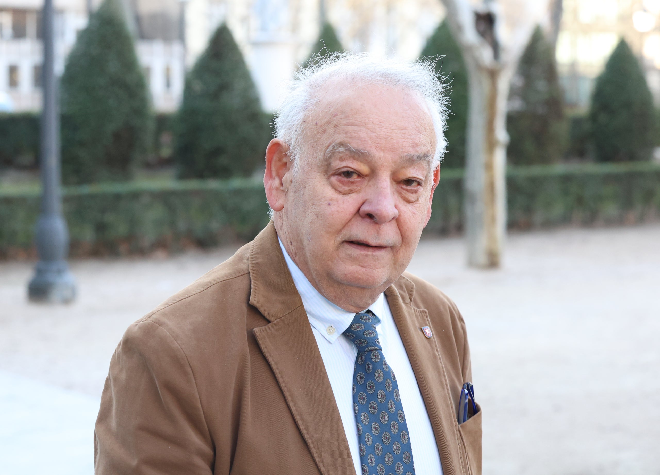 L'exDAO, Eugenio Pino, abans d'entrar a l'Audiència Nacional/ Marta Fernández / Europa Press