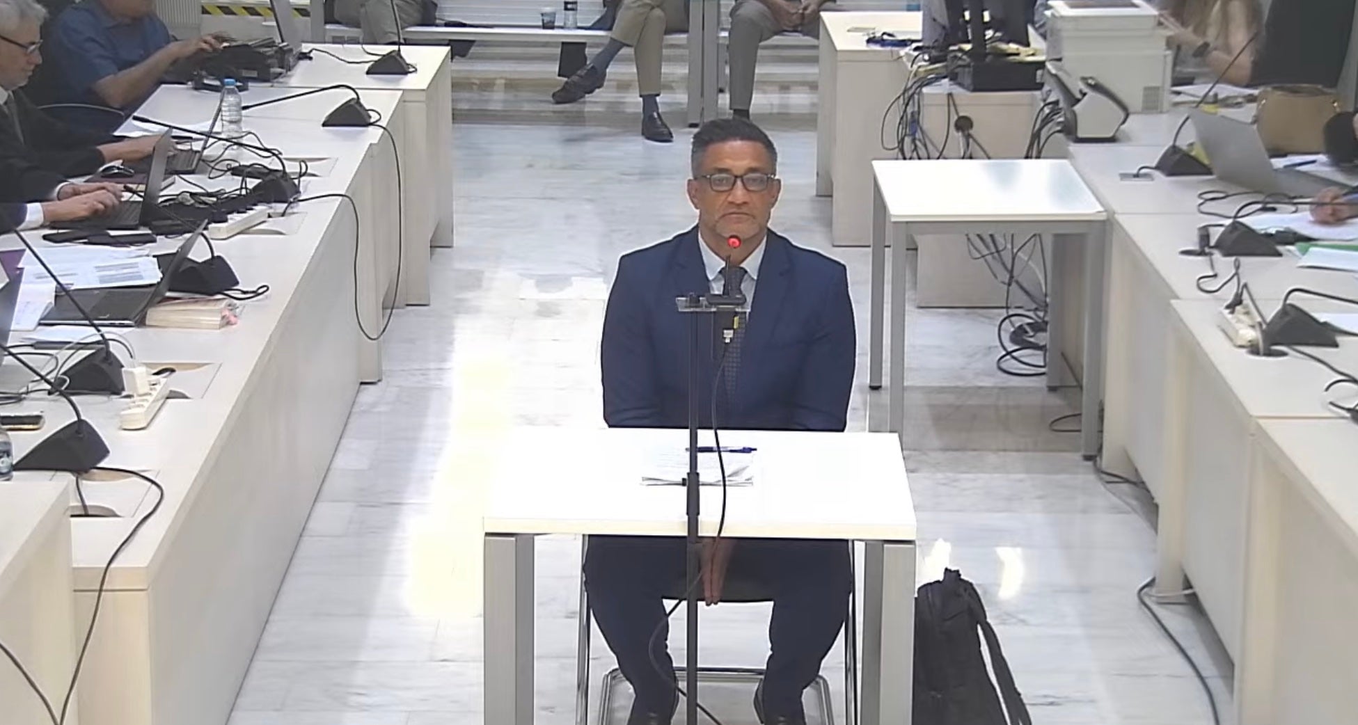 Sergio Rios, el xofer de Bárcenas, en la seva declaració/QS