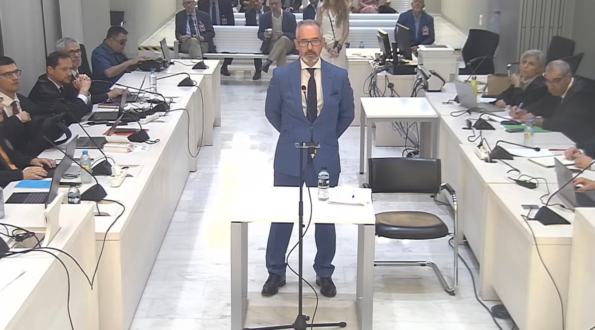 El comissari Andrés Gómez Gordo, abans de la seva declaració/QS