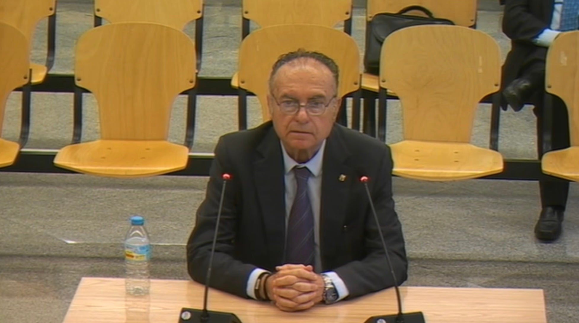 José Luis Olivera, en un moment de la seva declaració/QS