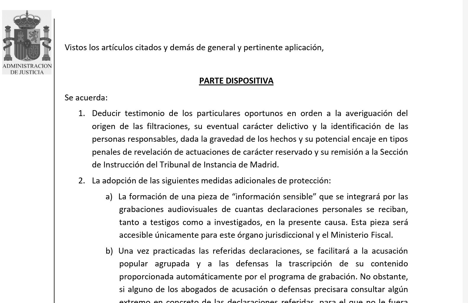 Part dispositiva de la resolució/QS