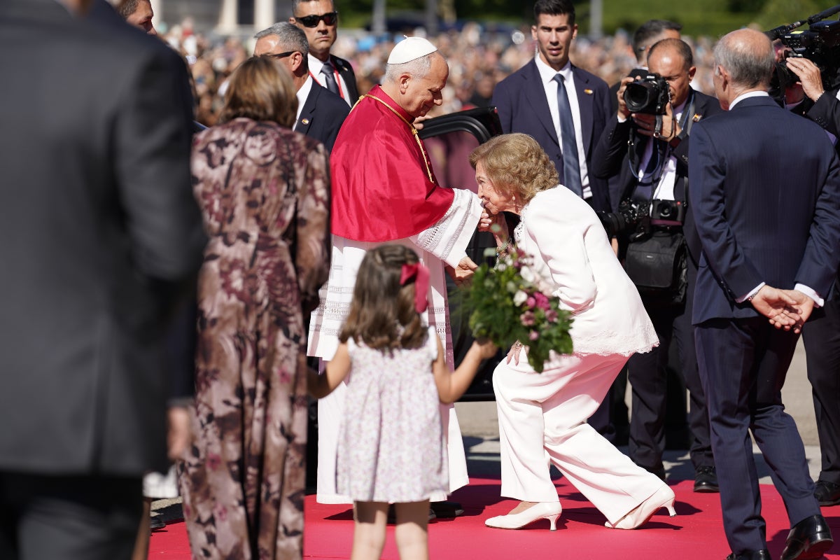 Sofia de Grècia ha tingut una audiència amb el papa Lleó XIV - Europa Press