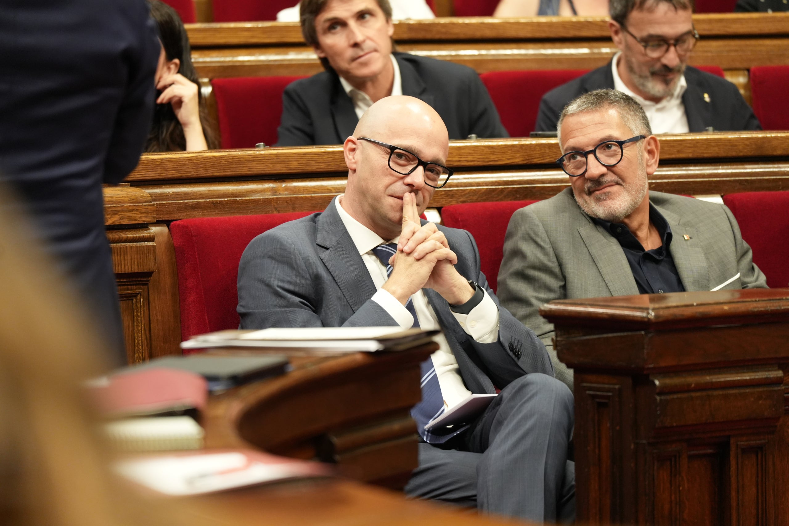 Raül Moreno, consejero de Derechos Sociales, en un momento del debate/Sara Soteras/ACN