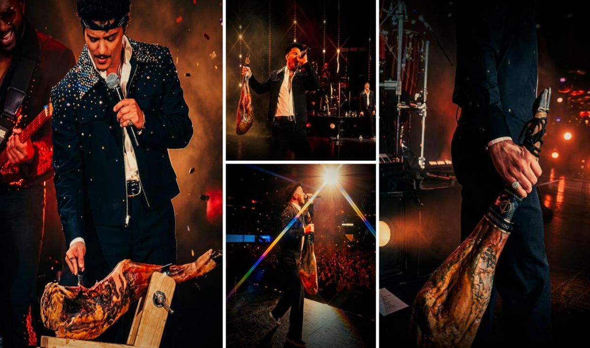 Bruno Mars tallant pernil / Servimedia