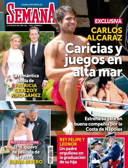 Carlos Alcaraz, protagonista de les revistes del cor d'aquest dimecres - Semana