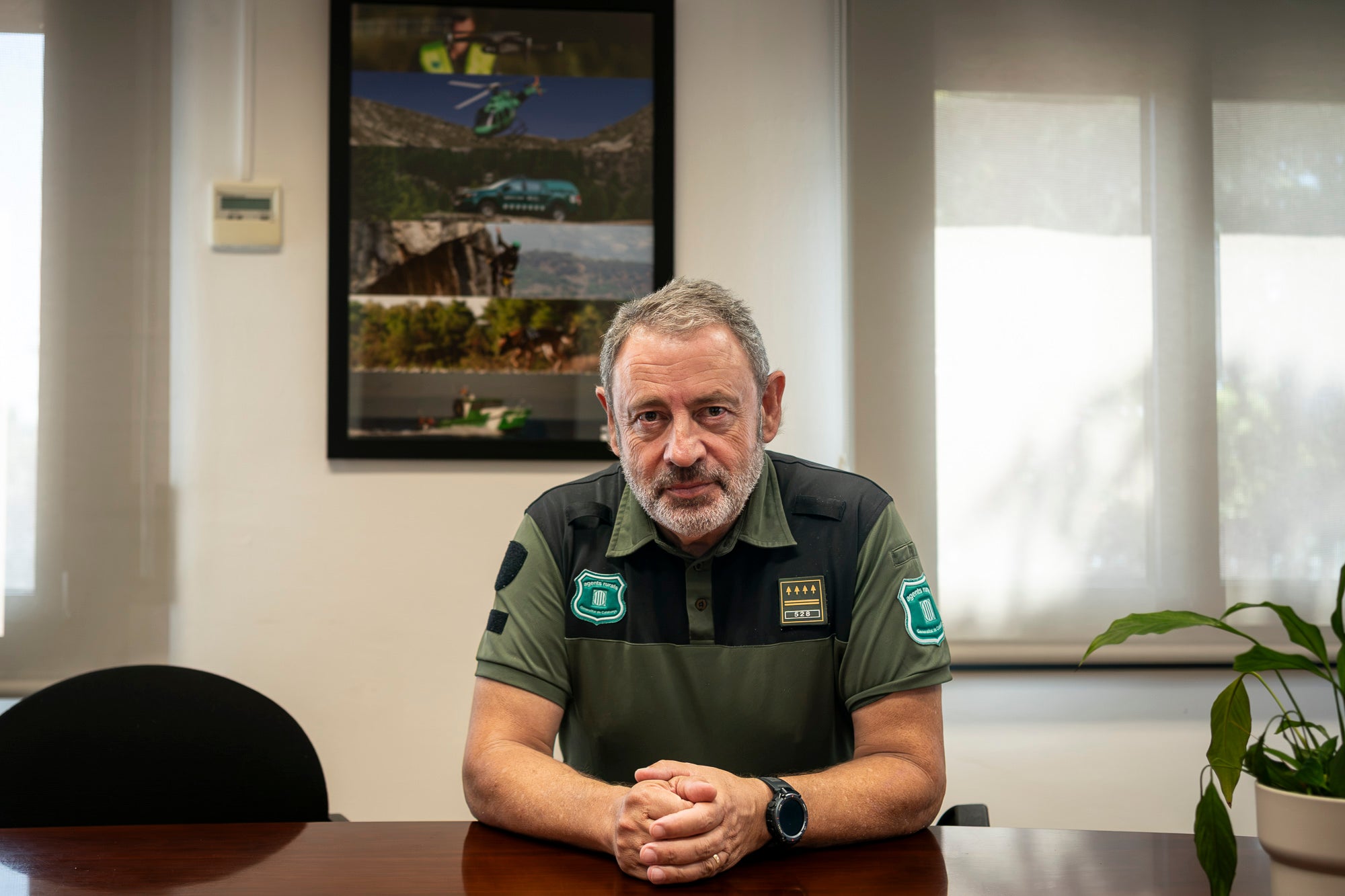 Josep Antoni Mur, inspector en cap dels Agents Rurals. 23.07.2026 | Mireia Comas