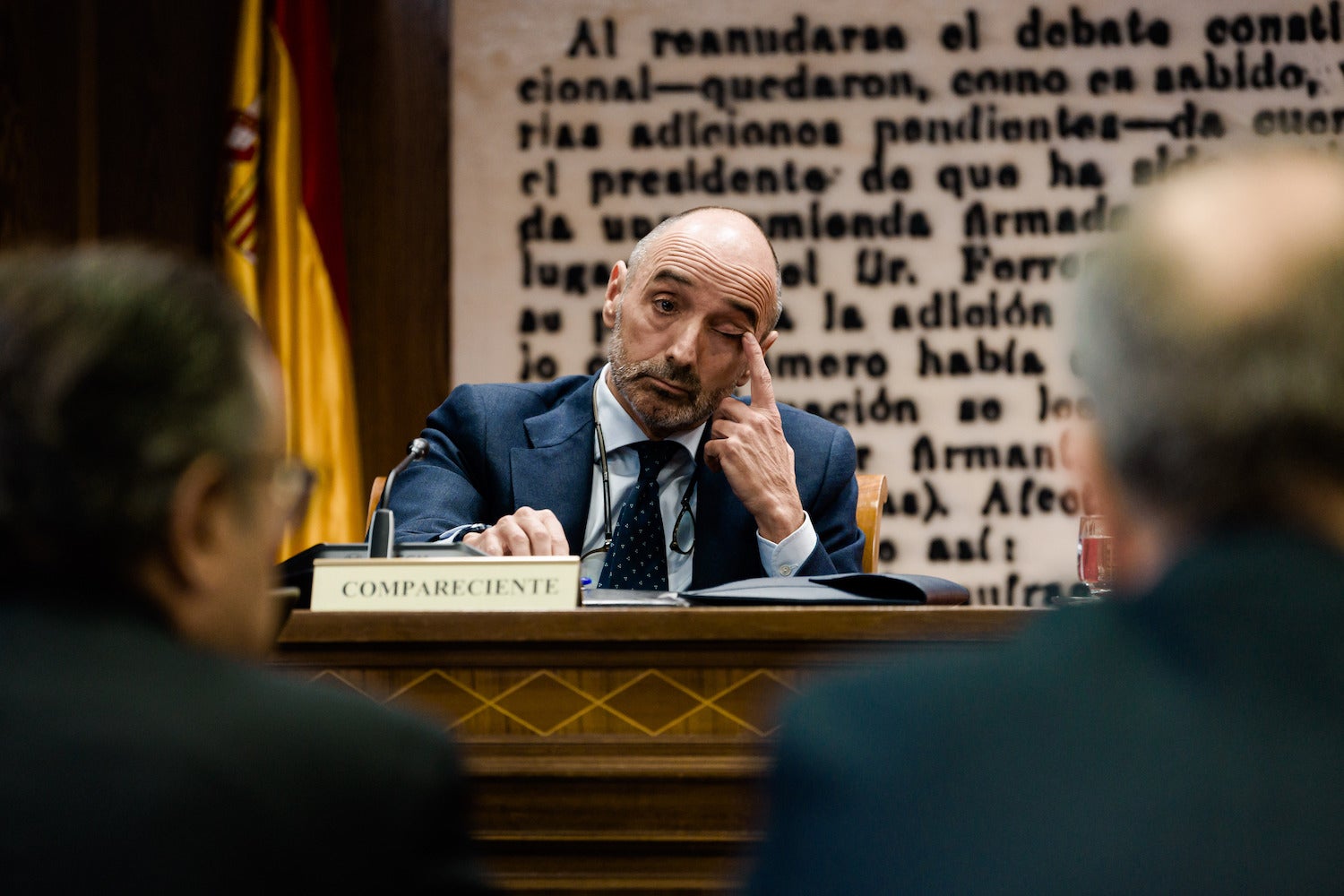 Julio Martínez, en su comparecencia en el Senado/ Carlos Luján / Europa Press