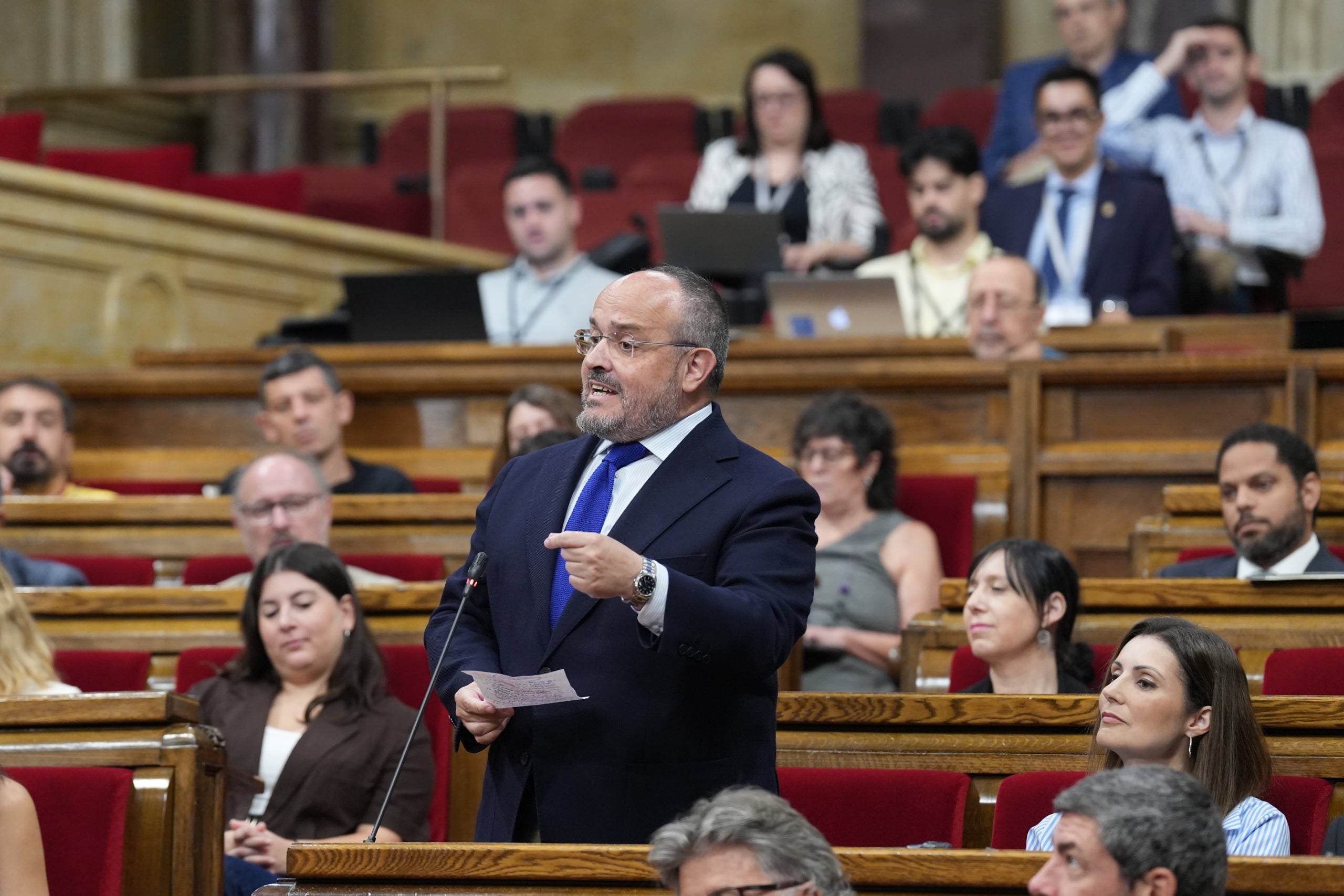 Alejandro Fernández, durant la sessió /David Zorrakino