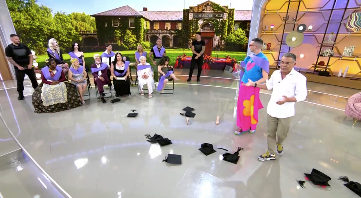 Festa grossa en el comiat del programa de Jorge Javier - Telecinco