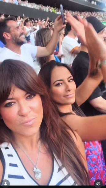 La cantant i l'actriu també han anat de concert - Instagram