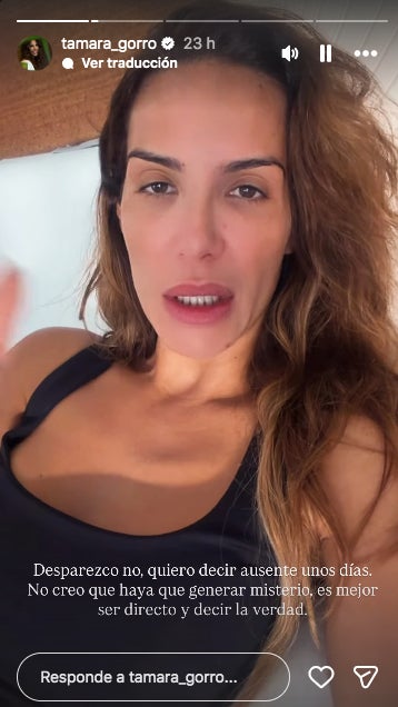 La col·laboradora de televisió explica per què estarà desapareguda uns dies - Instagram