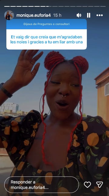 La Monique, supercontenta d'haver pogut ajudar una fan - Instagram