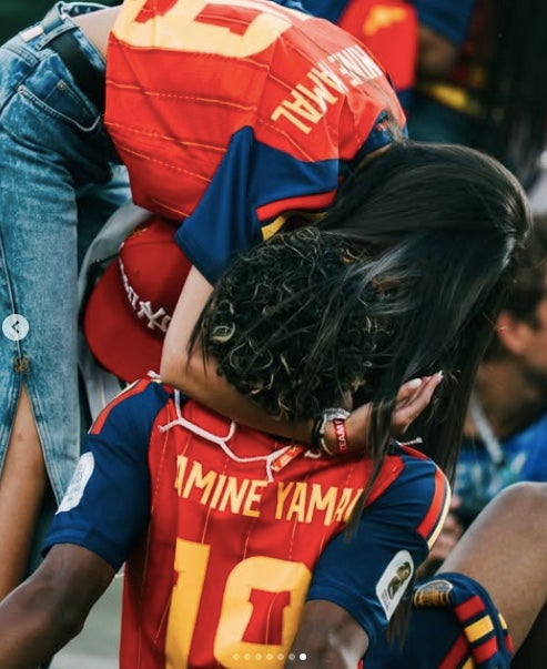 La parella s'ha mostrat molt enamorada a la final del Mundial - Instagram