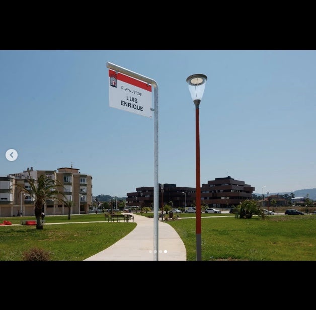 La playa verde de Gijón tendrá el nombre de Luis Enrique - Instagram