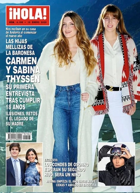 Les filles de Carmen Cervera han protagonitzat una portada elles soles - Hola
