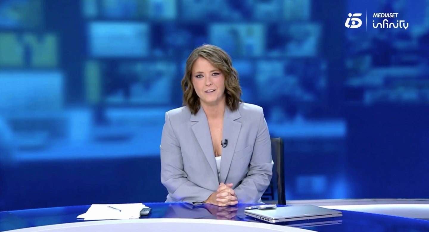 María Casado no ha pogut evitar emocionar-se en el seu comiat - Telecinco