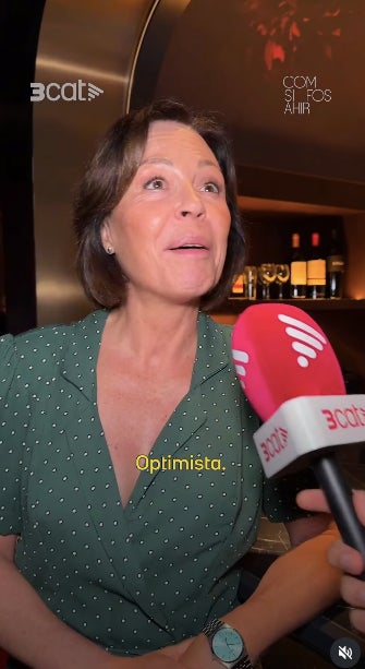 Montse Germán també ha dit què li sembla el desenllaç de la temporada - TV3
