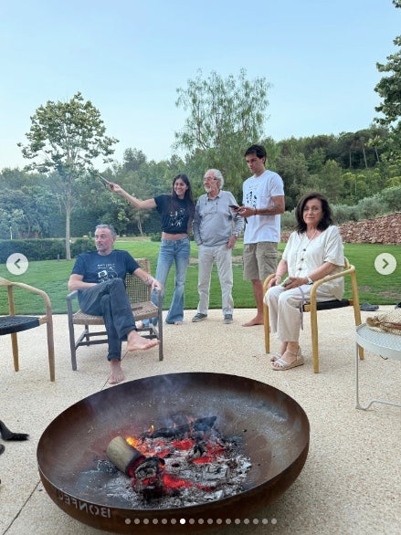 Tota la família reunida per vacances - Instagram