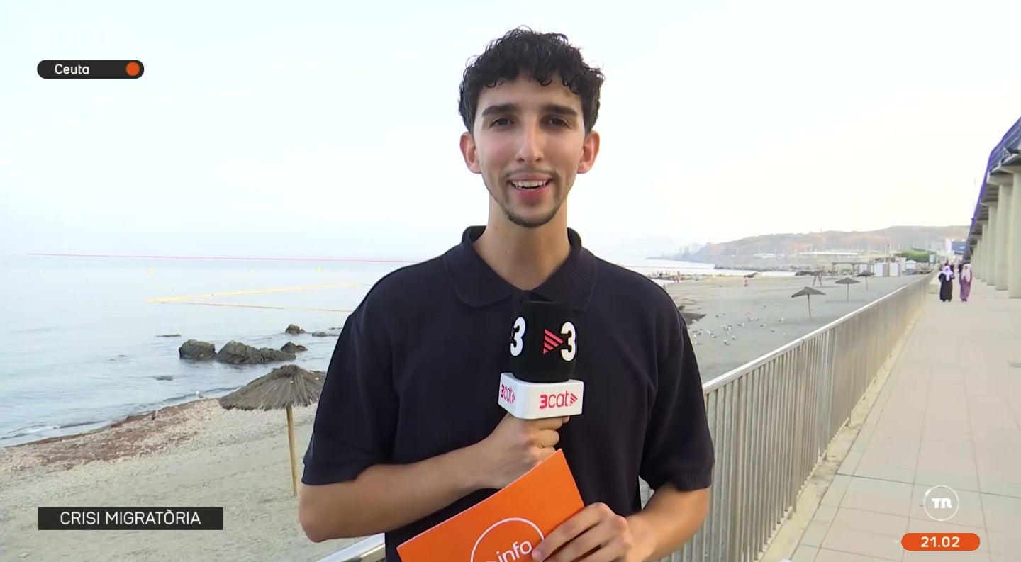 3Cat ha escollit Alaaddine Azzouz com a enviat especial a Ceuta i ho està fent molt bé - TV3