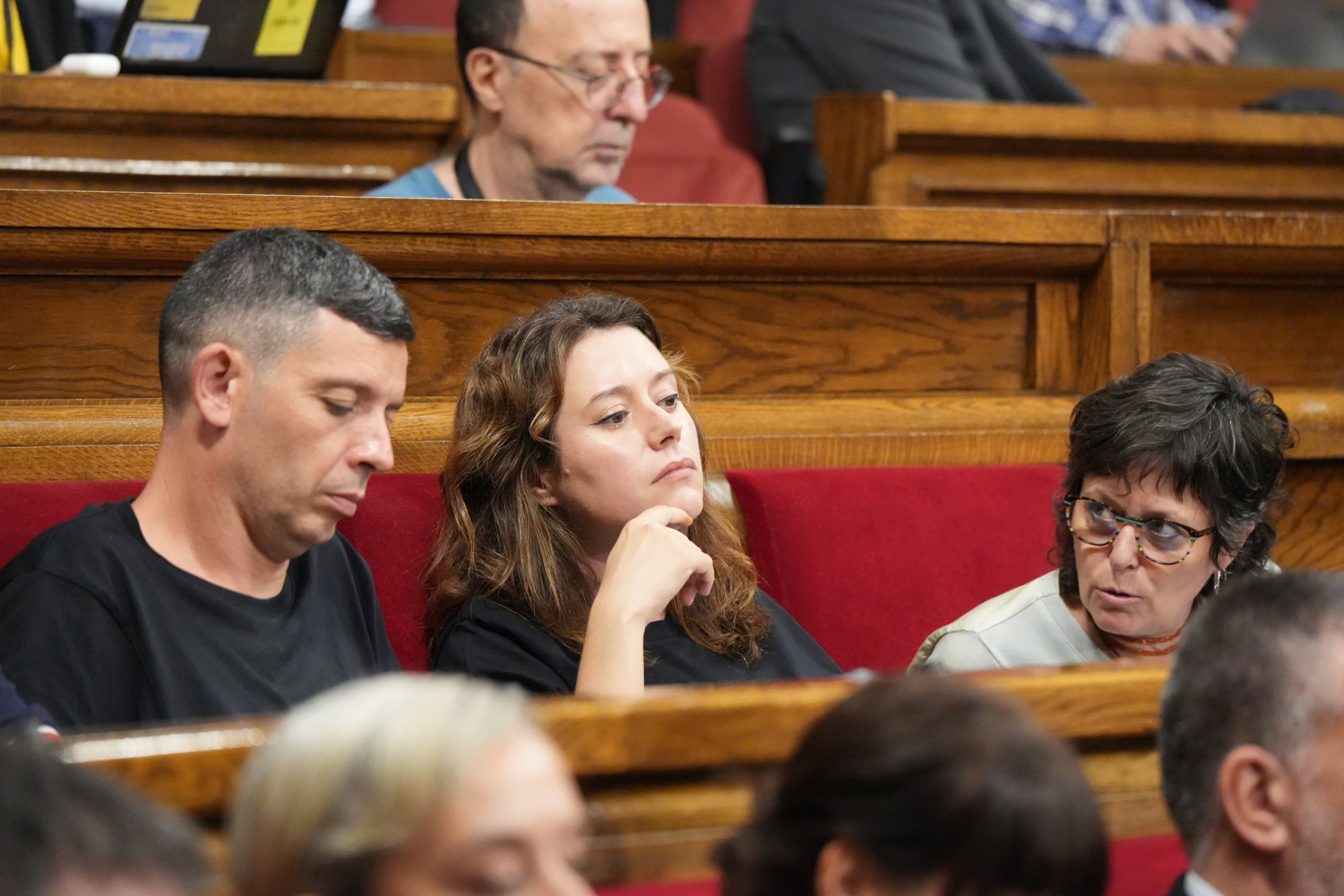 El grup parlamentari de la CUP, en el debat de pol&iacute;tica general / ACN