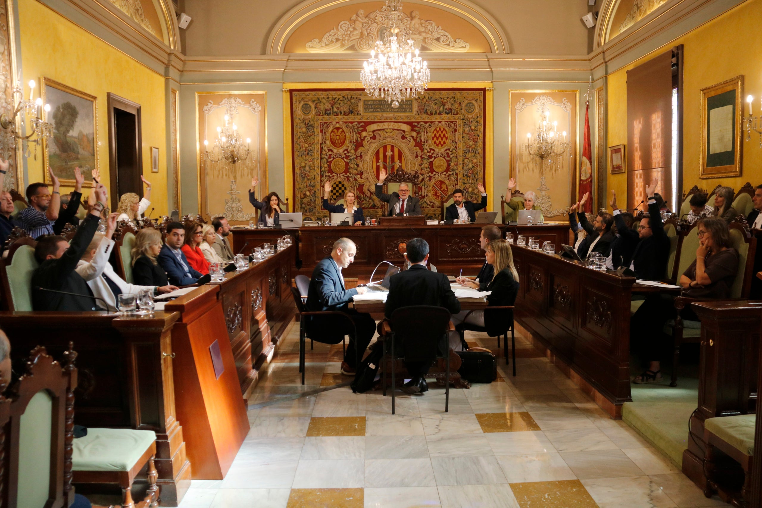 L'equip del PSC, Junts i Vox voten a favor de la modificaci&oacute; de l'Ordenan&ccedil;a de Civisme i Conviv&egrave;ncia  de Lleida / ACN