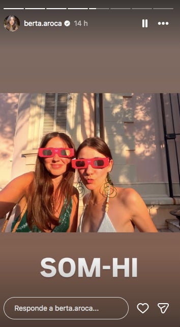 Berta Roca ha vist aquest espectacle amb amigues - Instagram
