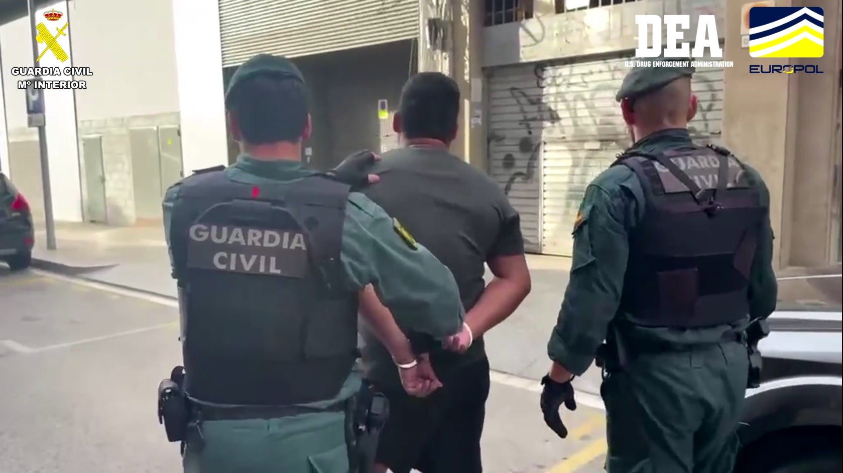 Un dels detinguts en l'operaci&oacute; Showtime. | Albert Hern&agrave;ndez Vent&oacute;s (ACN)