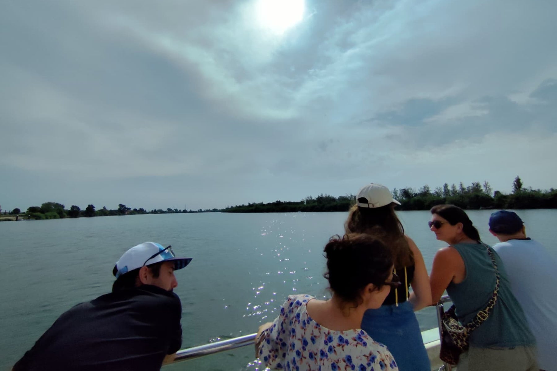 Un moment del creuer pel Delta de l'Ebre / Cedida