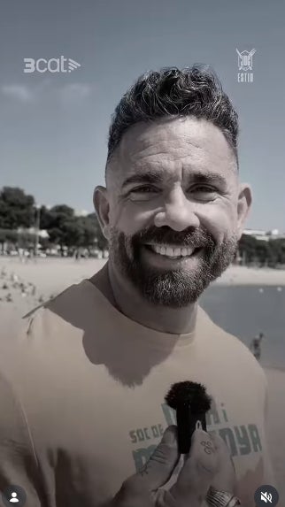 El presentador mostra com és la seva cara foto - Instagram