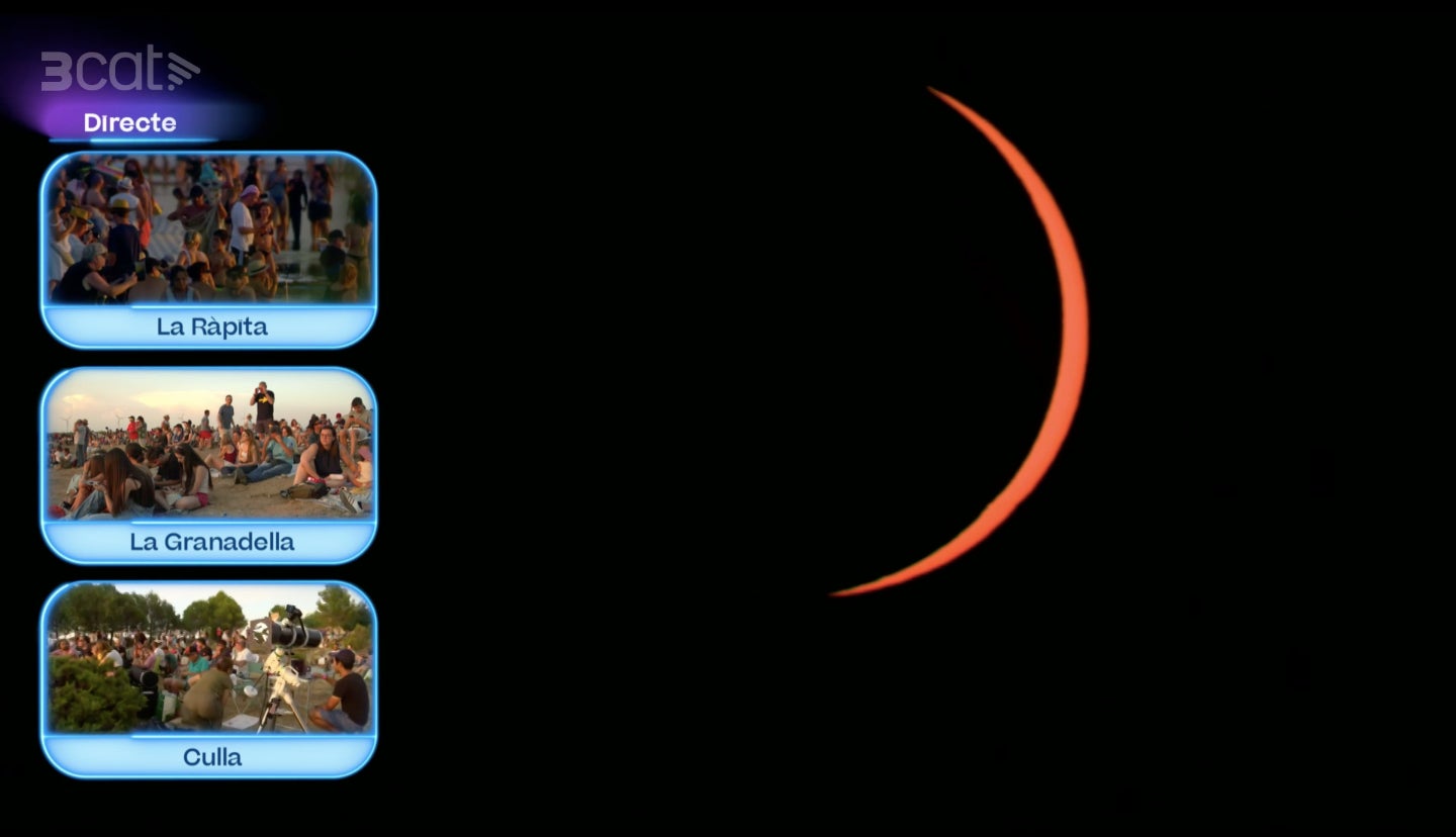 Els programes especials de 3Cat per a l'eclipsi han fet bona audiència - 3Cat