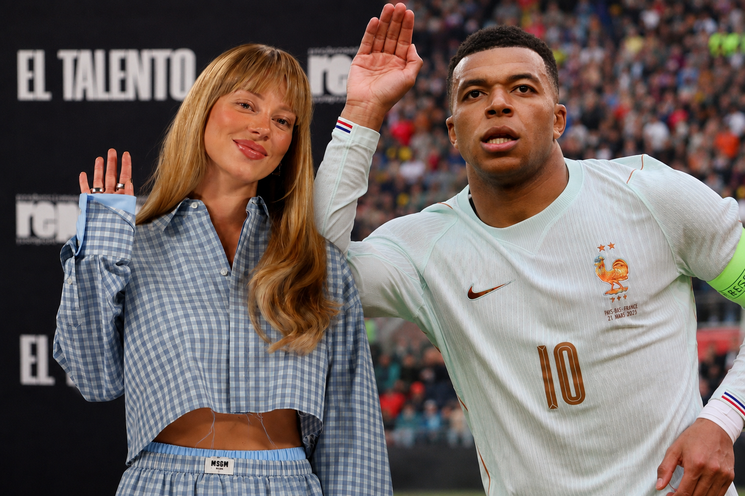 Ester Expósito i Mbappé, de cita a la Sagrada Família de Barcelona - Europa Press