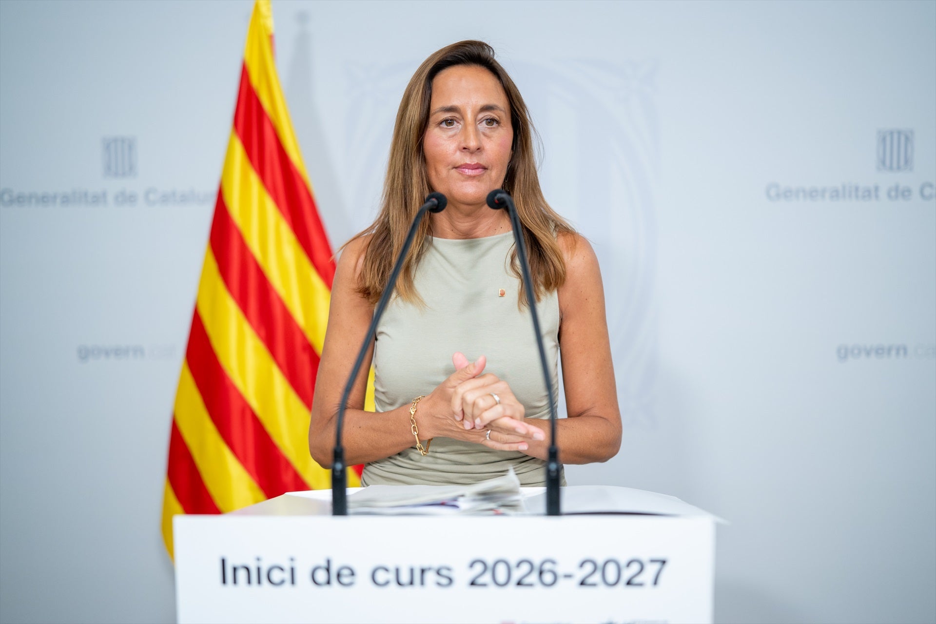 La consellera d'Educació Esther Niubó anuncia canvis al departament | Lorena Sopêna / Europa Press