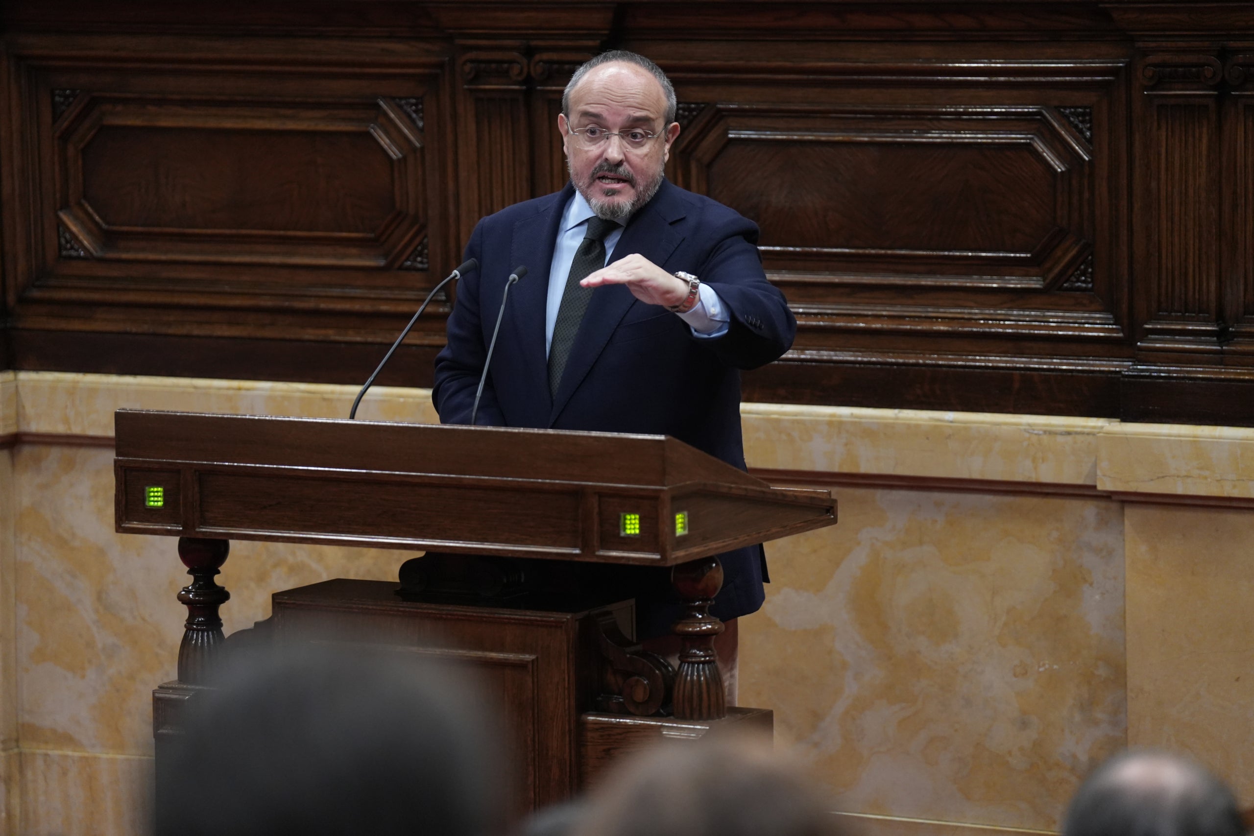 El presidente del PP en Catalunya, Alejandro Fernández / Europa Press