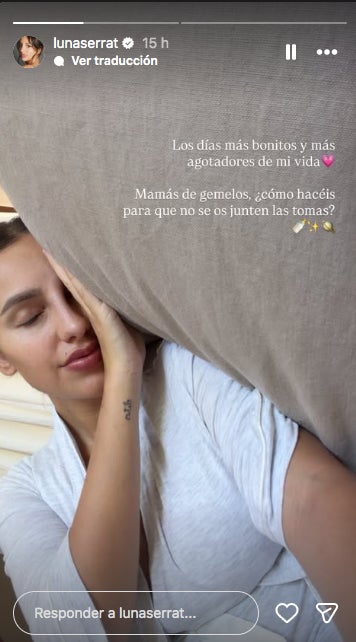 La neta de Joan Manuel Serrat, esgotada i molt feliç en els primers dies de mare - Instagram