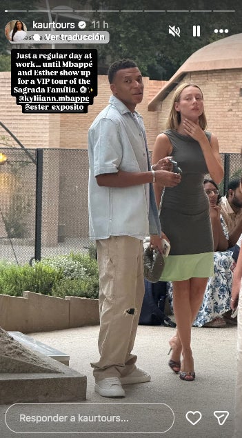 L'actriu i el futbolista han estat de cita a la Sagrada Família - Instagram