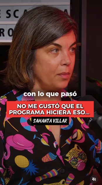 Samanta Villar recorda que no va agradar-li el que va passar en el seu programa més famós - Instagram