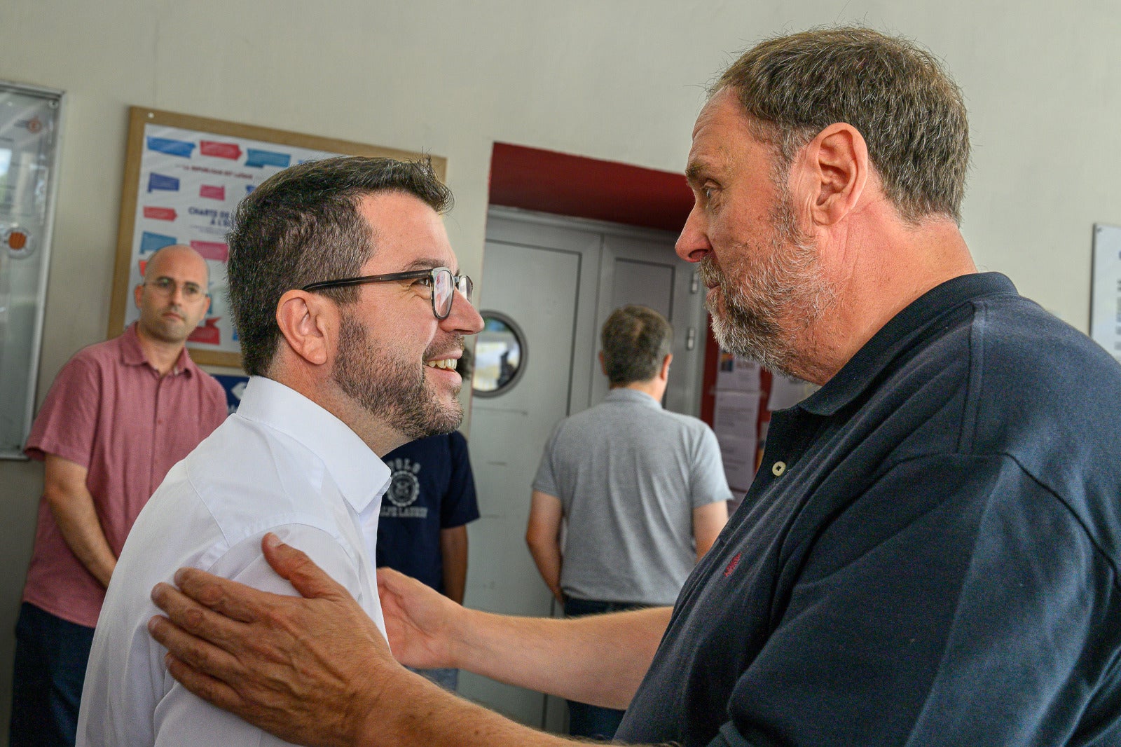 Aragonès i Junqueras es retroben a Prada/Josep Maria Montaner/UCE