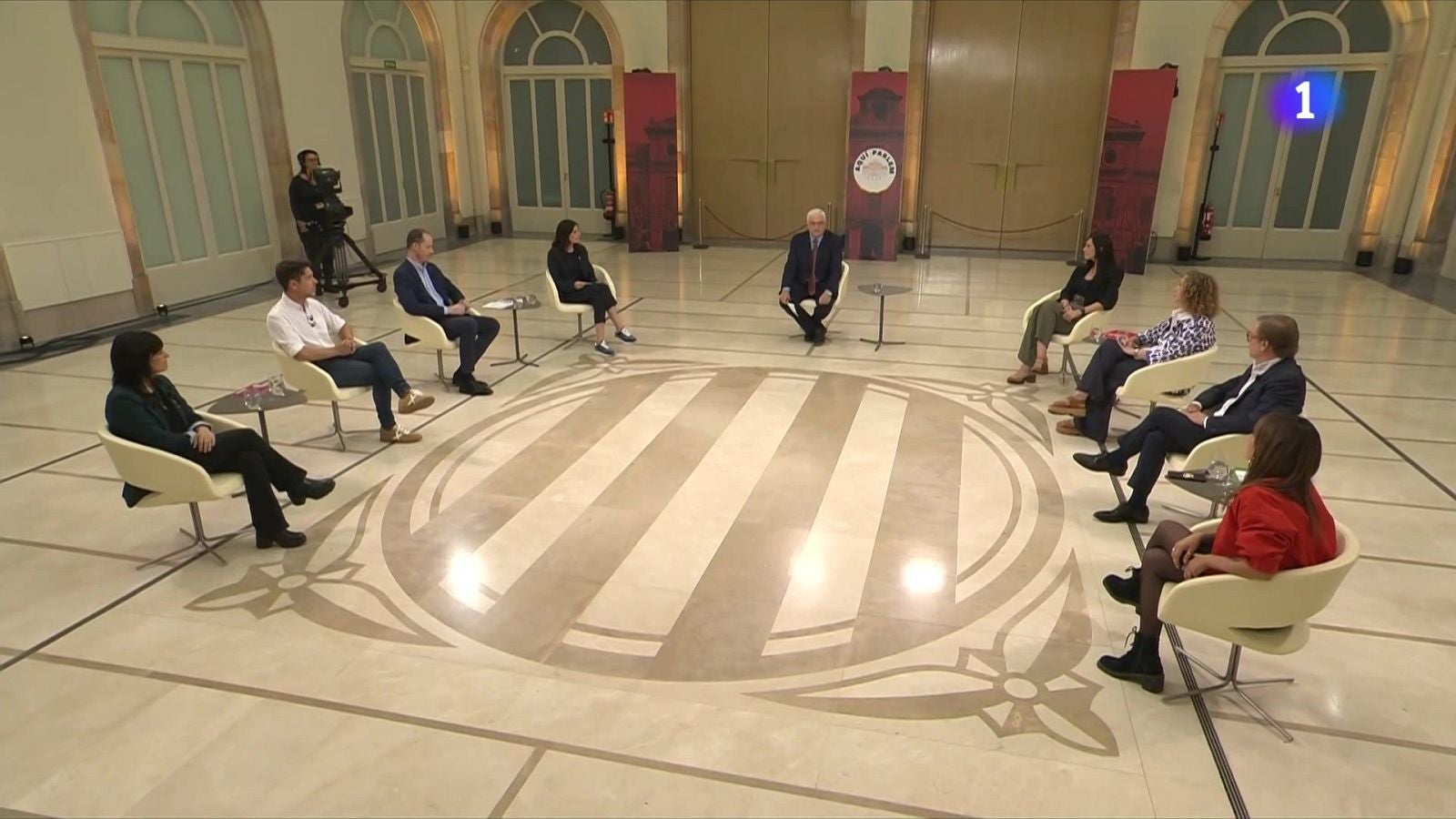 Una imatge del darrer del darrer debat de portaveus abans d'iniciar el curs polítc/RTVE