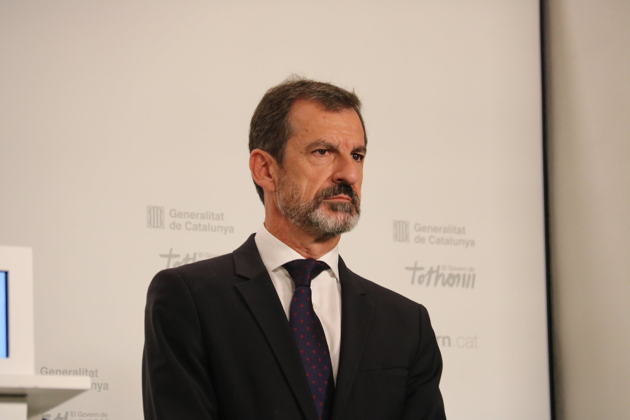 Ferran Lòpez, el nou director general de la Policia, al Palau de la Generalitat/Miquel Codolar/ACN