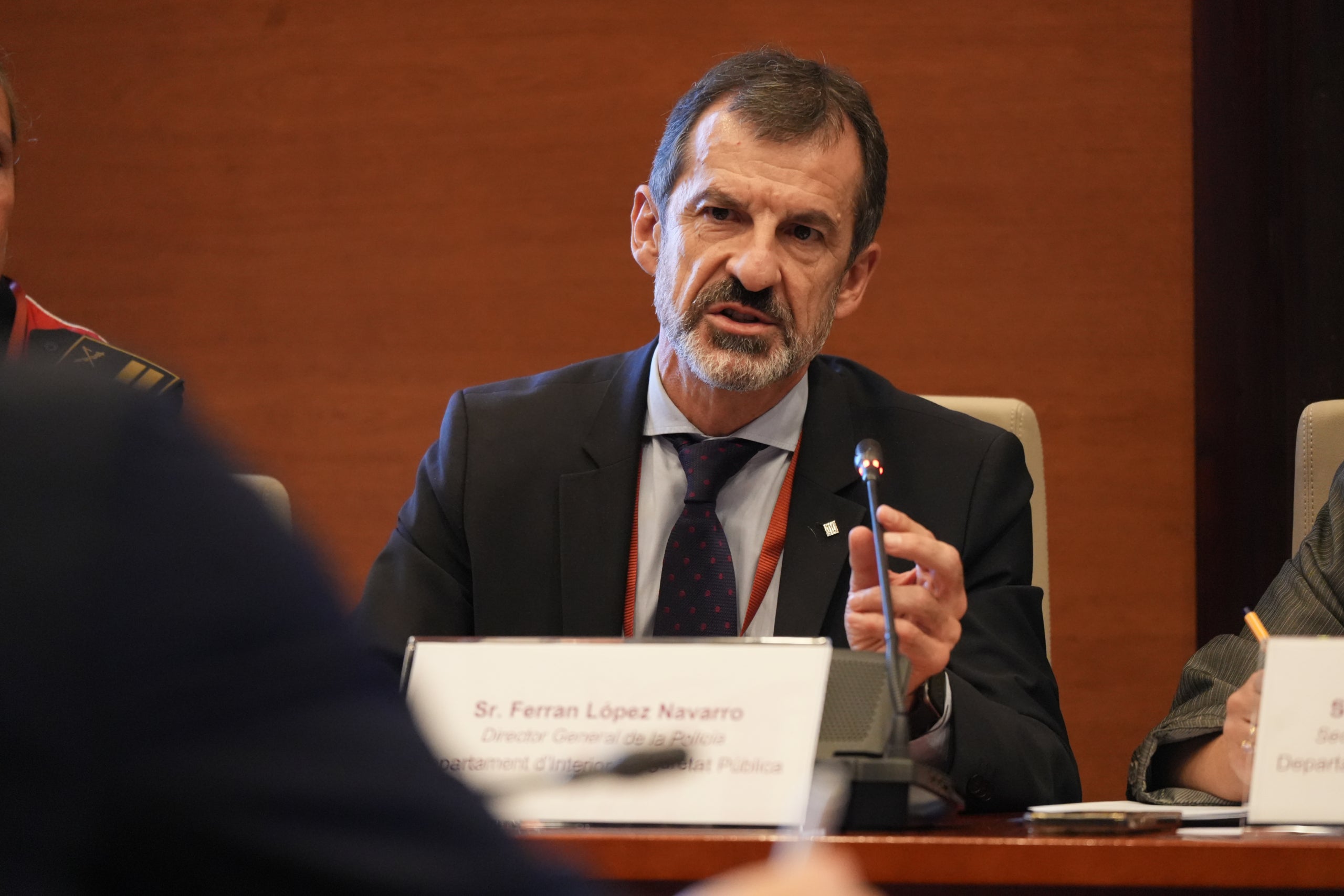 Ferran López, en su comparecencia de hoy en el Parlamento/ACN