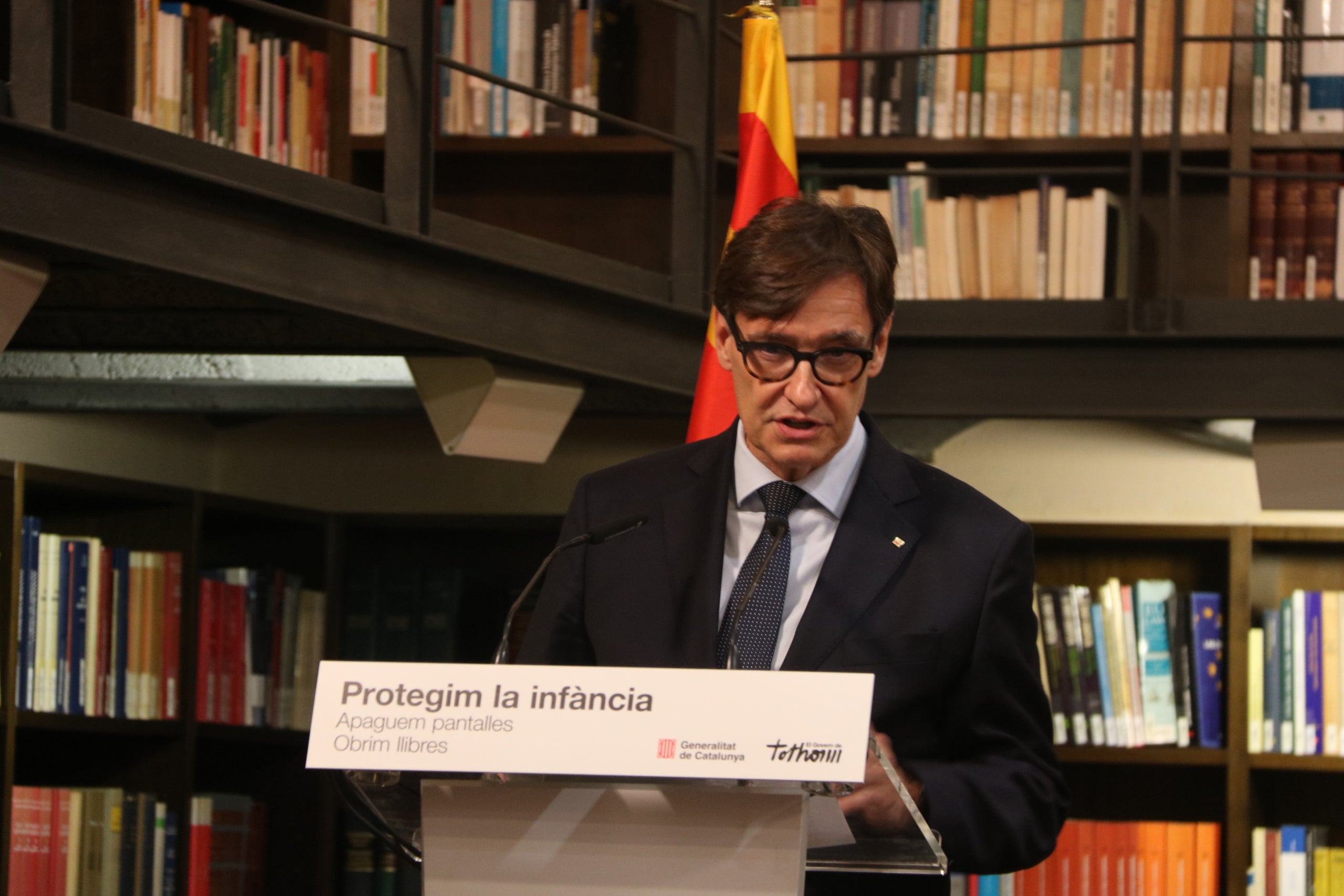 El president Salvador Illa al Palau Centelles 

| Norma Vidal  (ACN)