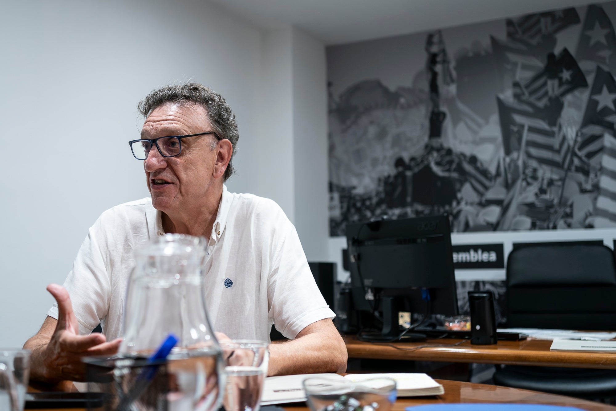 Josep Vila, president de l’ANC. Barcelona 08.09.2026 | Mireia Comas