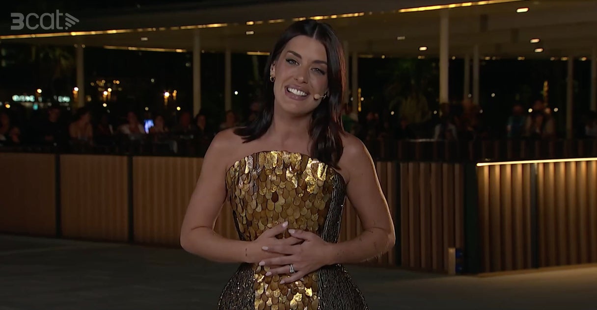 Dulceida ha fet de presentadora del Piromusical de la Mercè a TV3