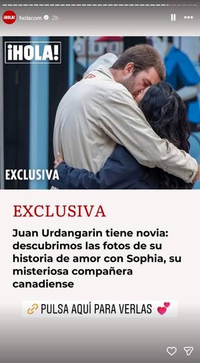 Els petons més romàntics de Juan Urdangarin i la nova parella - Hola