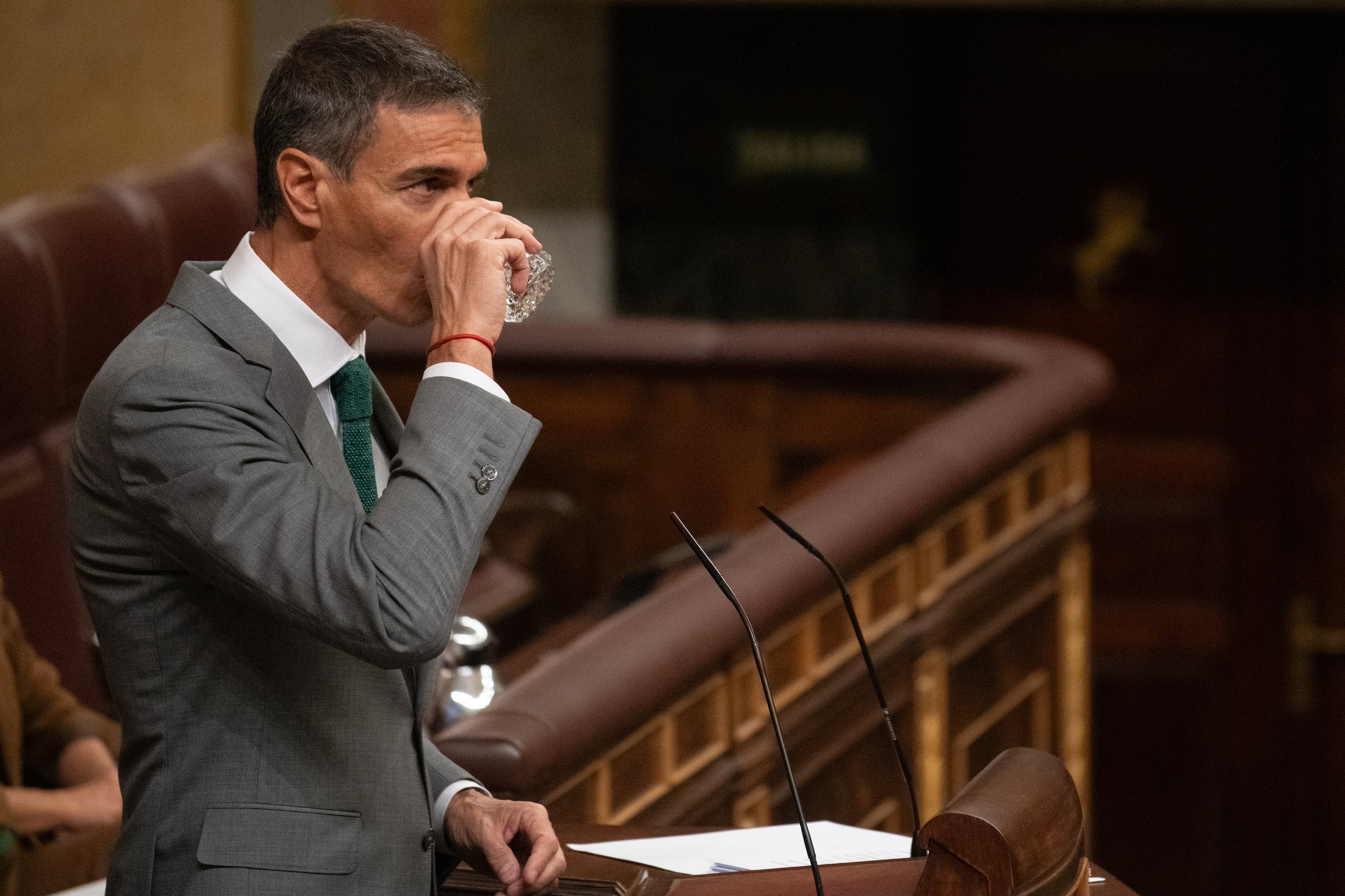 Pedro Sánchez, en la seva compareixença sobre Ceuta/ Fernando Sánchez / Europa Press
