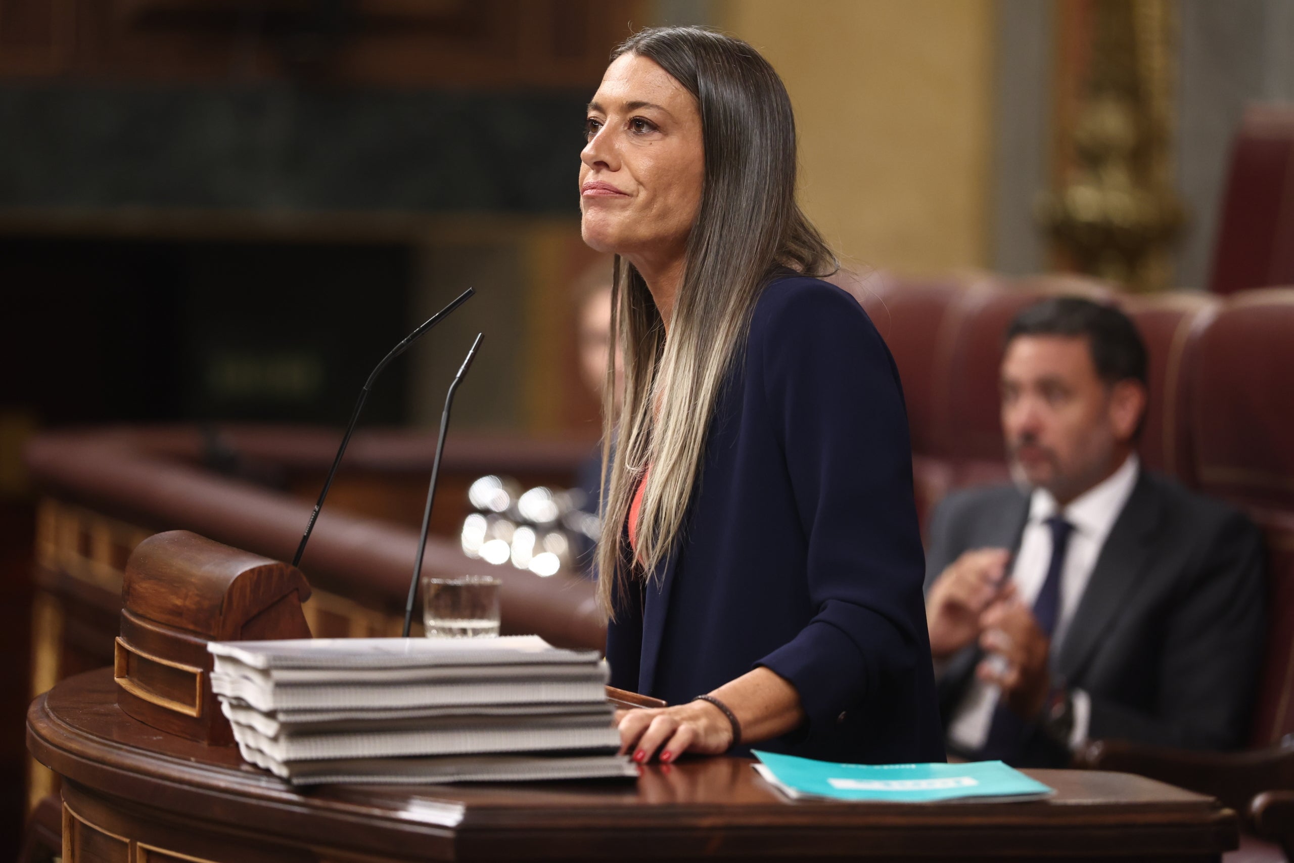 Míriam Nogueras, en la sessio d'avui sobre Ceuta Eduardo Parra / Europa Press