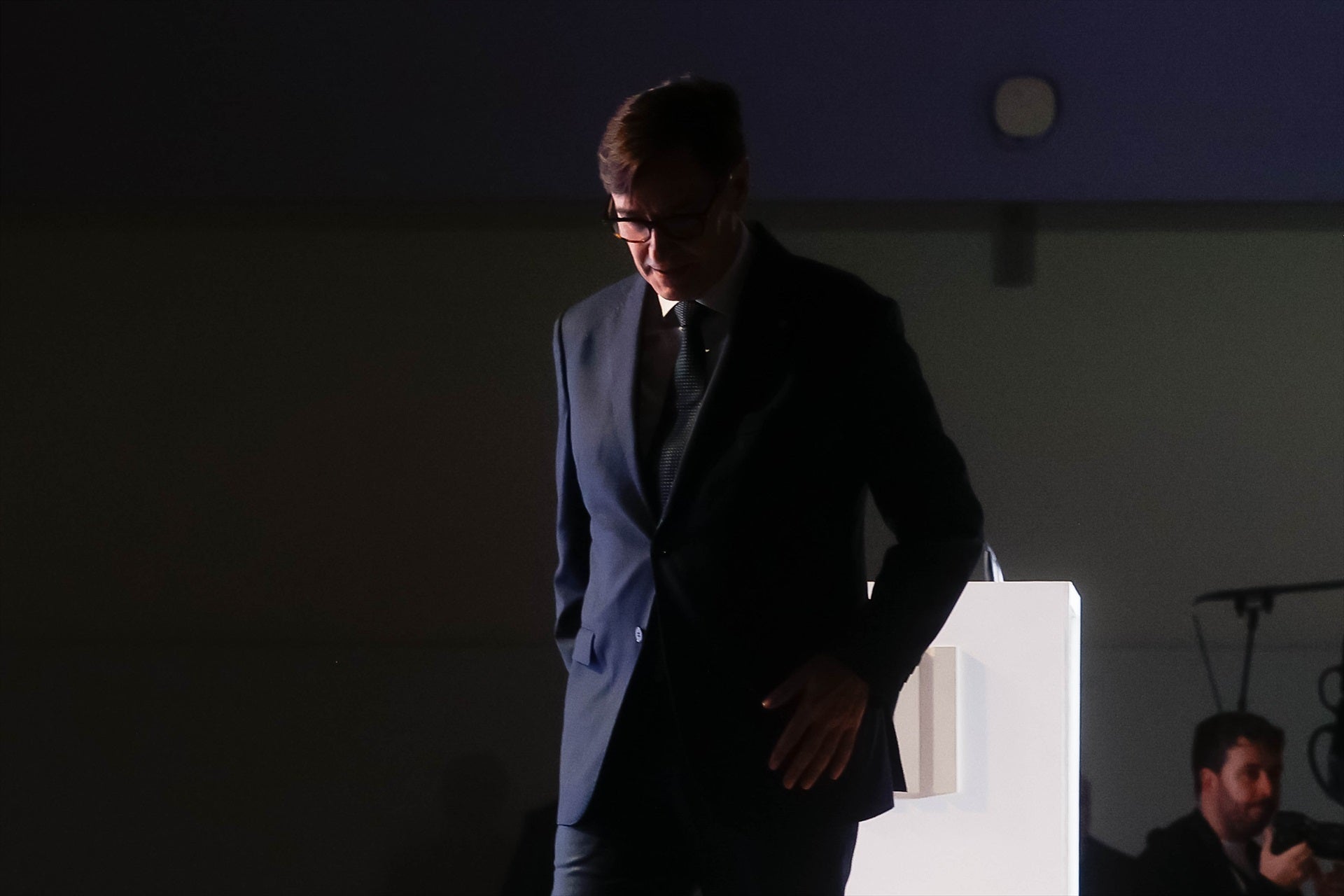 Salvador Illa después de su acto de media legislatura | Kike Rincón / Europa Press