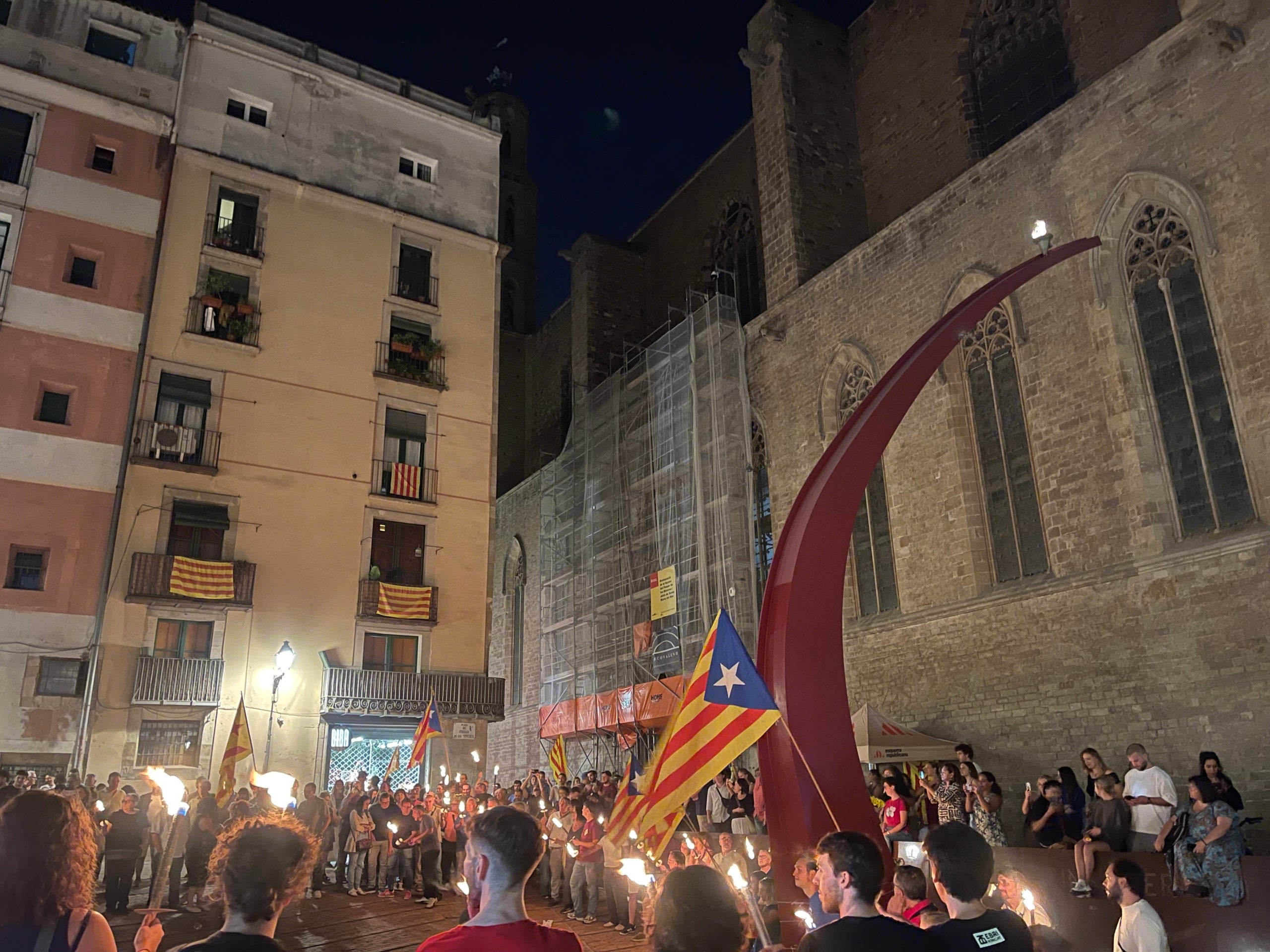 Una imatge del Fossar la vigília d'aquesta diada/QS