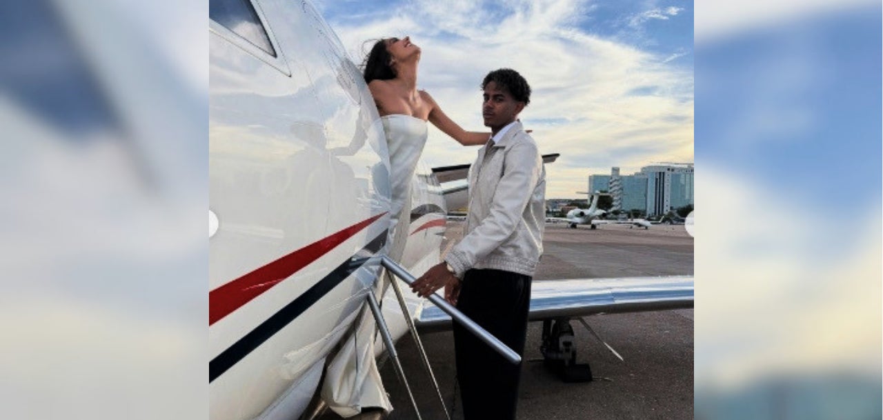 Jets privats i vacances de superluxe de Lamine Yamal i Inés - Instagram