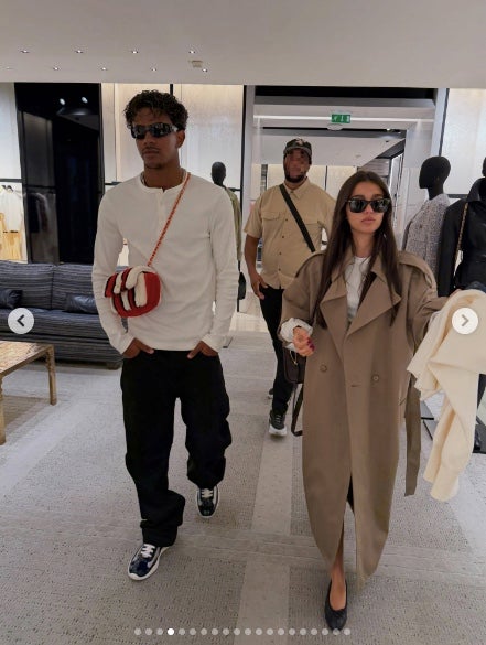Lamine i Inés han anat de compres junts - Instagram